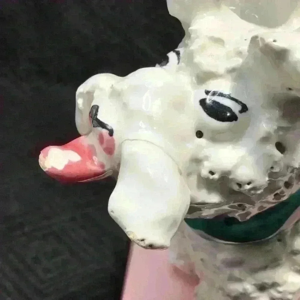 MCM Vintage Poodle Cart Planter Ceramic Made In Italy - Picture 9 of 15